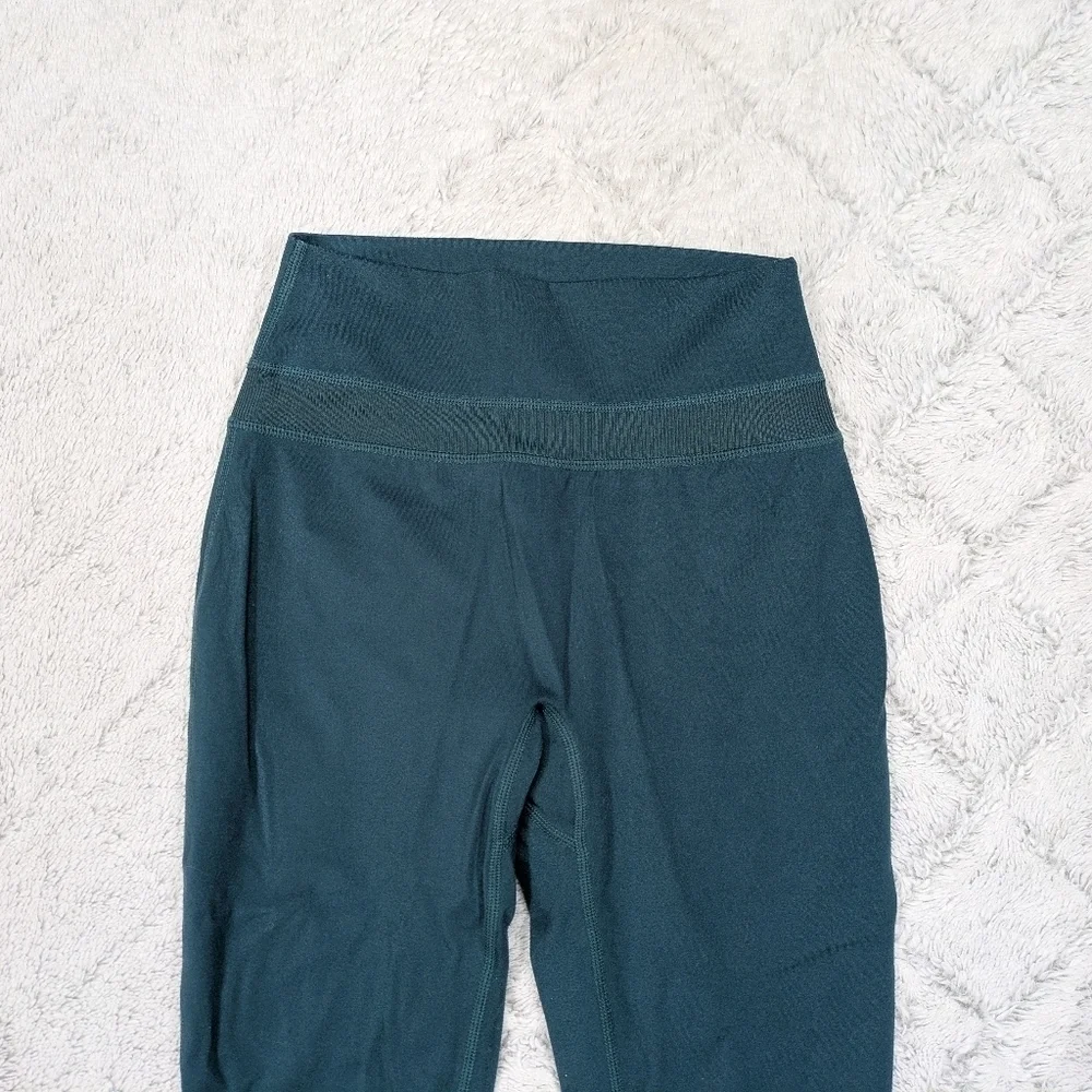Alphalete Leggings Women's XS Green Dark Pine Alphalux Harmony Gym Train
